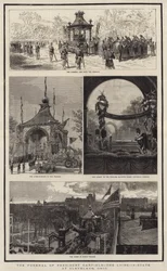 The Funeral of President Garfield, the Lying-in-State at Cleveland, Ohio